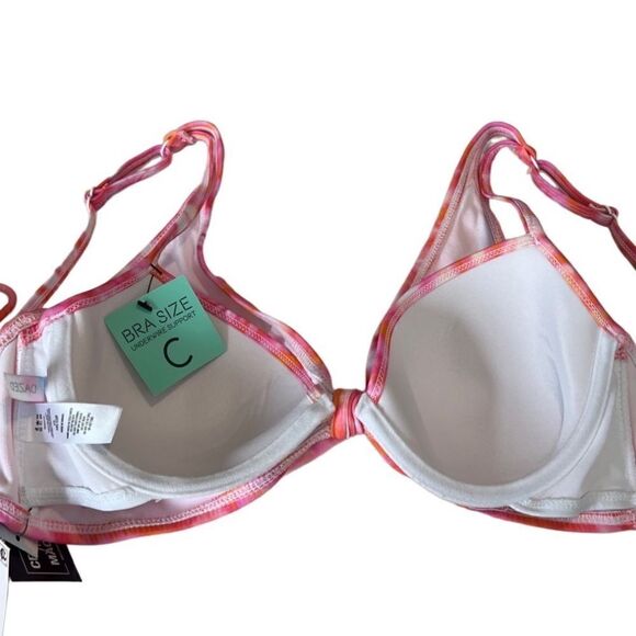 Sundazed Harper Coral Tie Dye Two Piece Swimsuit Size XL Bra 36C NWT - Picture 7 of 11